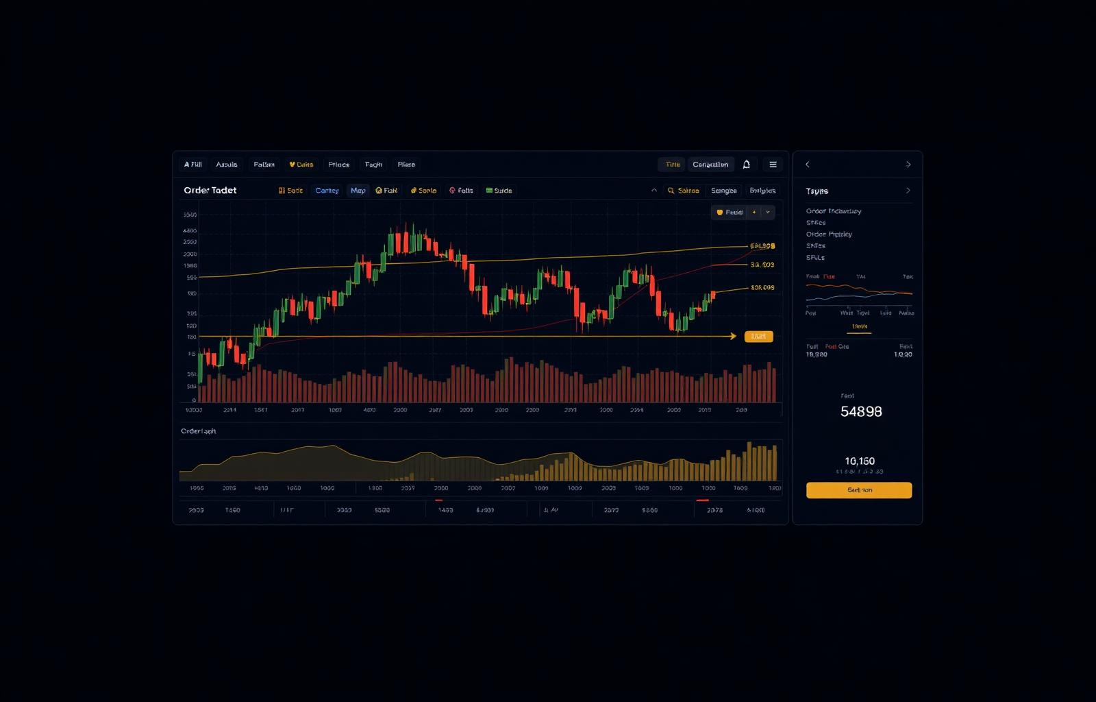 Interfaz de la plataforma de trading NSFX